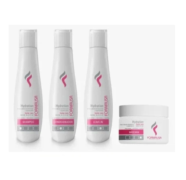 Moisturizing Hydration Hair Maintenance Home Care Kit 4 Itens - Formalisa