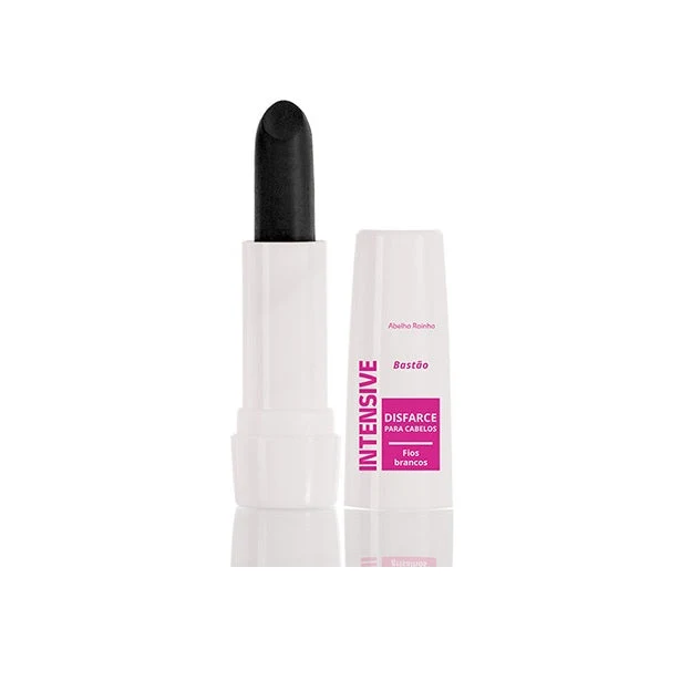 Black Coverage Stick For White Hair Strands Color Treatment 7g - Abelha Rainha