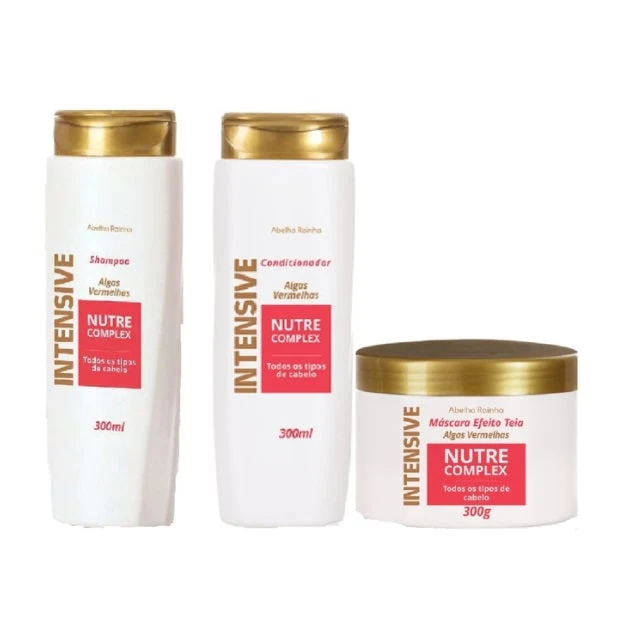 Nutre Complex Nourishing Revitaizing Red Algae Treatment Kit 3x300 - Acquaflora