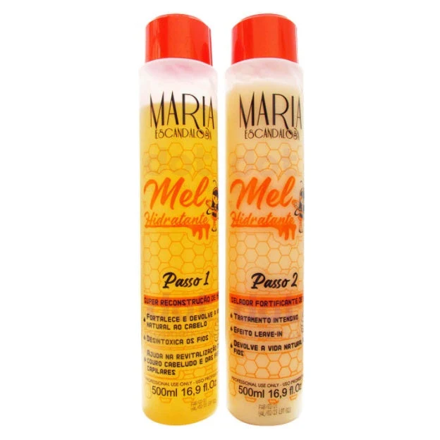 Honey Mel Moisturizing Hydration Nourishing Kit 2x500ml - Maria Escandalosa