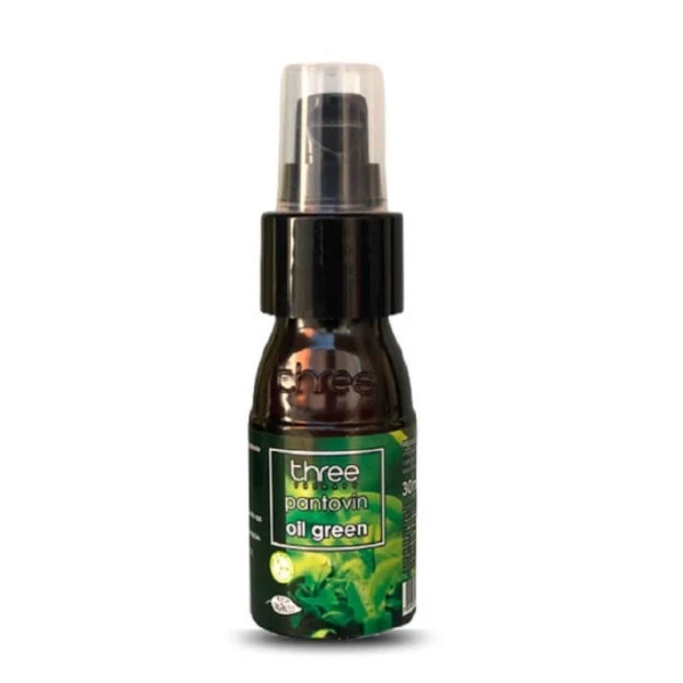 Pantovin Oil Green Vegan Humectant Restore Hair Treatment 30ml - Three Therapy