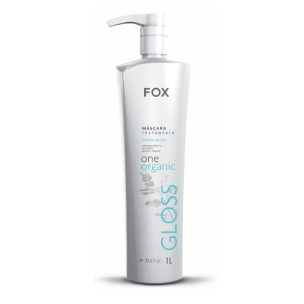 One Organic One Step Progressive Brush Gloss Straightening Mask 1L - Fox
