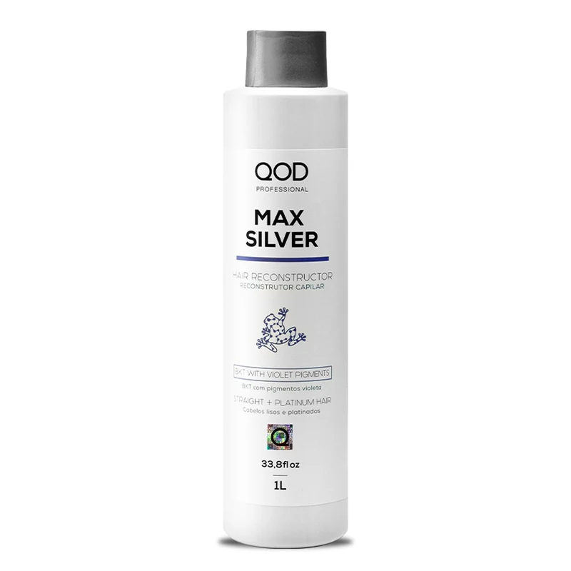 QOD Max Silver Keratin Smoothing Straightening Reconstructor 1000ML - QOD