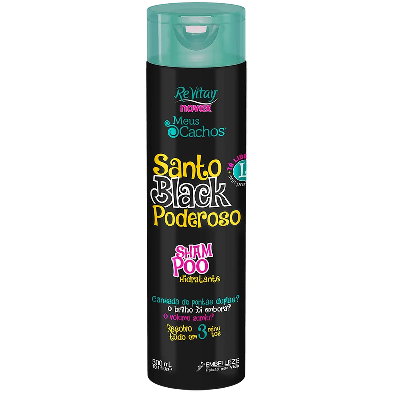 Novex Shampoo My Cachos Santo Black Powerful 300ml