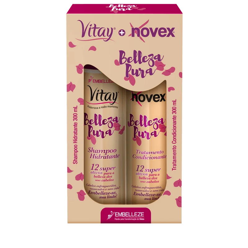 Novex Shampoo And Conditioner And Bellezapura Kit