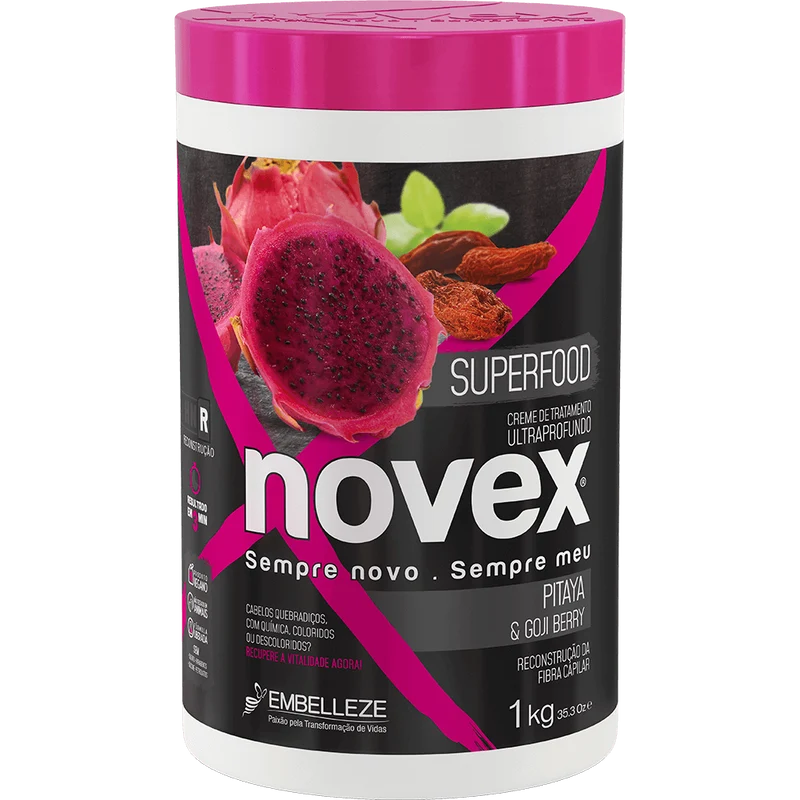Novex Treatment Cream Superfood Pitaya And Gojiberry 1kg