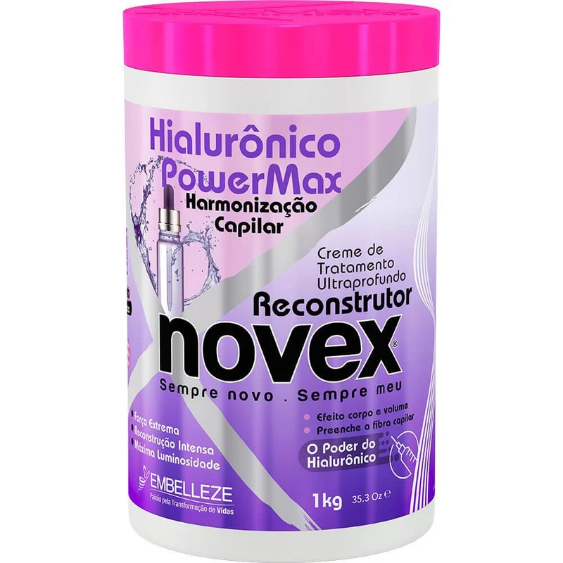 Novex Treatment Cream Hyaluronic Powermax Harmonization Capillarakg 1kg