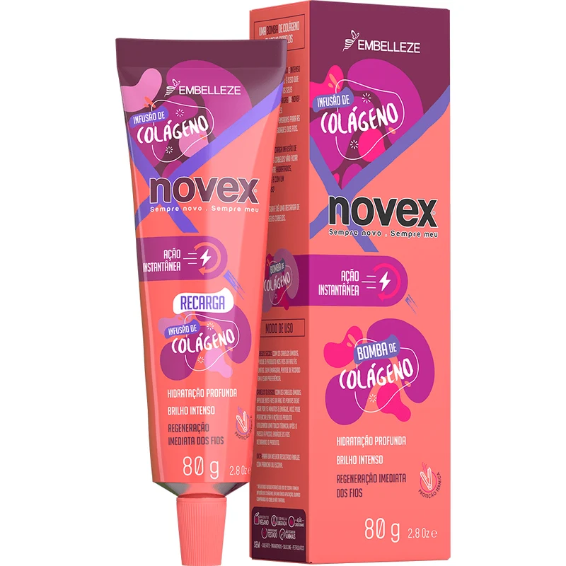 Novex Hair Mask Recharge Infusion Of Collagen 80g