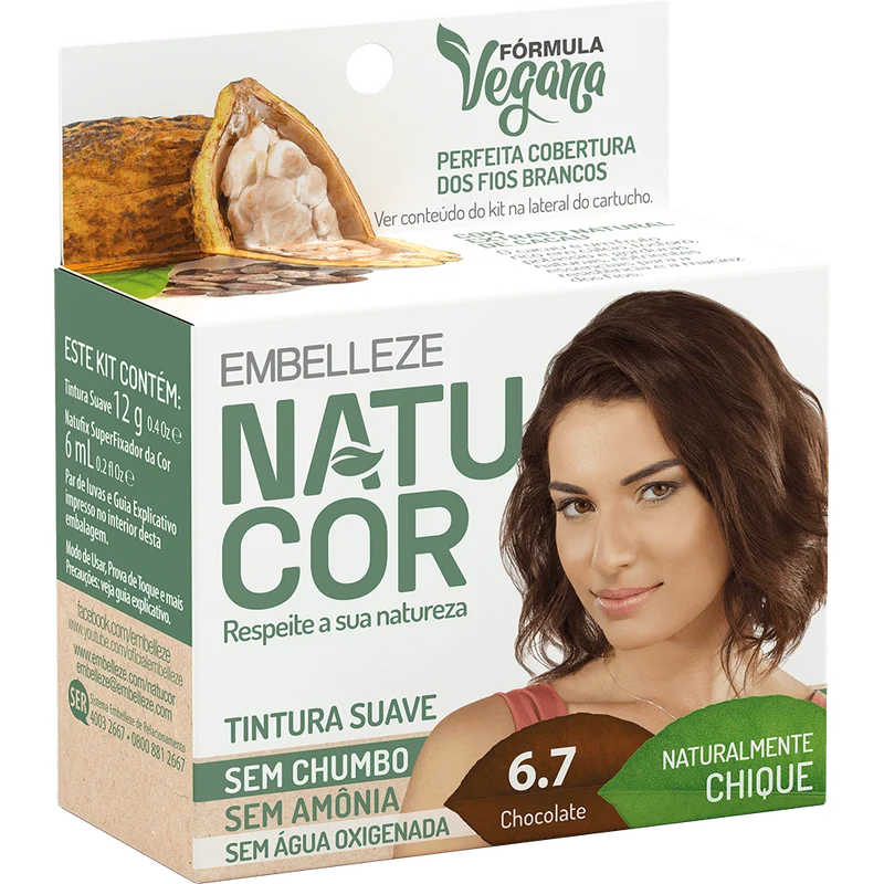 Natucor Hair Dye Naturally Chic Chocolate Kit