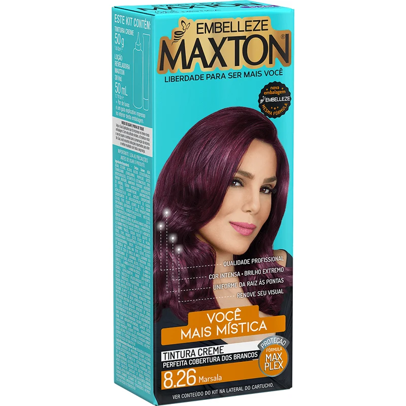 Maxton Hair Dye You Mystical Marsala Kit