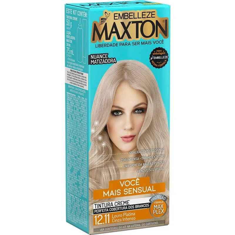 Maxton Hair Dye You More Sensual Blonde Platinum Intense Gray Kit