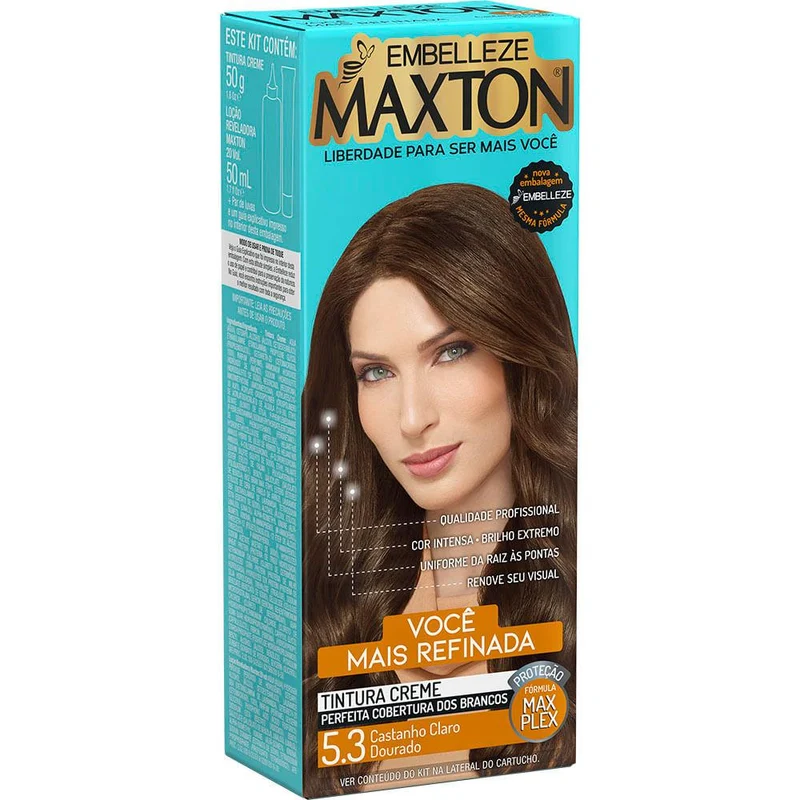 Maxton Hair Dye You More Refined Brown Golden Brown Kit
