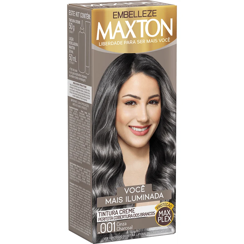 Maxton Hair Dye You More Illuminated Gray Charcoal Kit