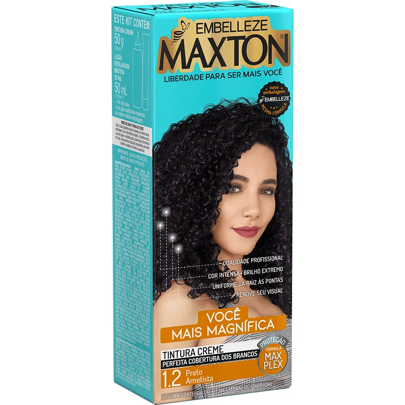 Maxton Hair Dye You More Magnificent Black Amethyst Kit