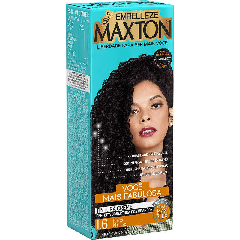 Maxton Hair Dye You More Fabulous Black Malbec Kit