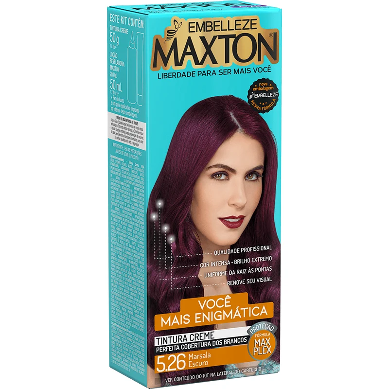 Maxton Hair Dye You More Enigmatic Marsala Dark Kit