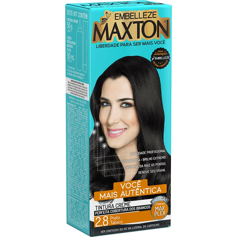 Maxton Hair Dye You More Authentic - Black Tobacco Kit