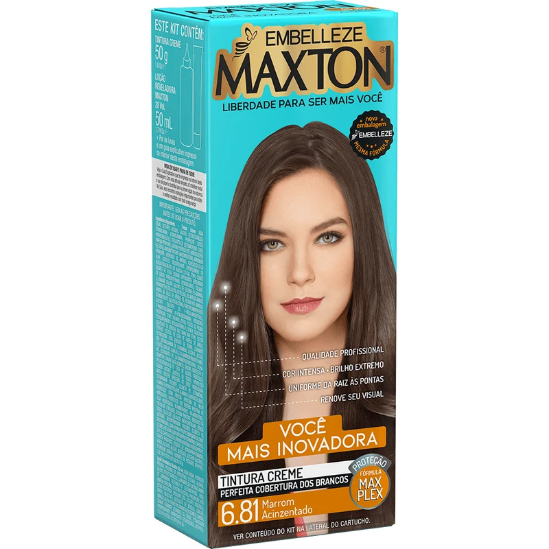 Maxton Hair Dye You Innovative Grayish Brown Kit