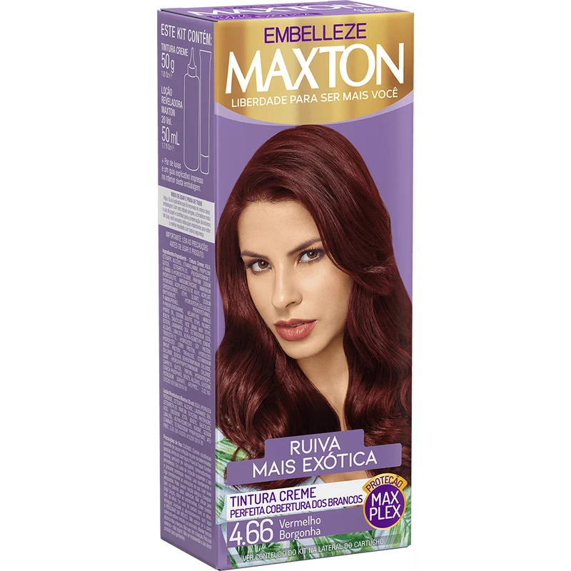 Maxton Hair Dye Redhead + Exotic Red Burgundy Kit
