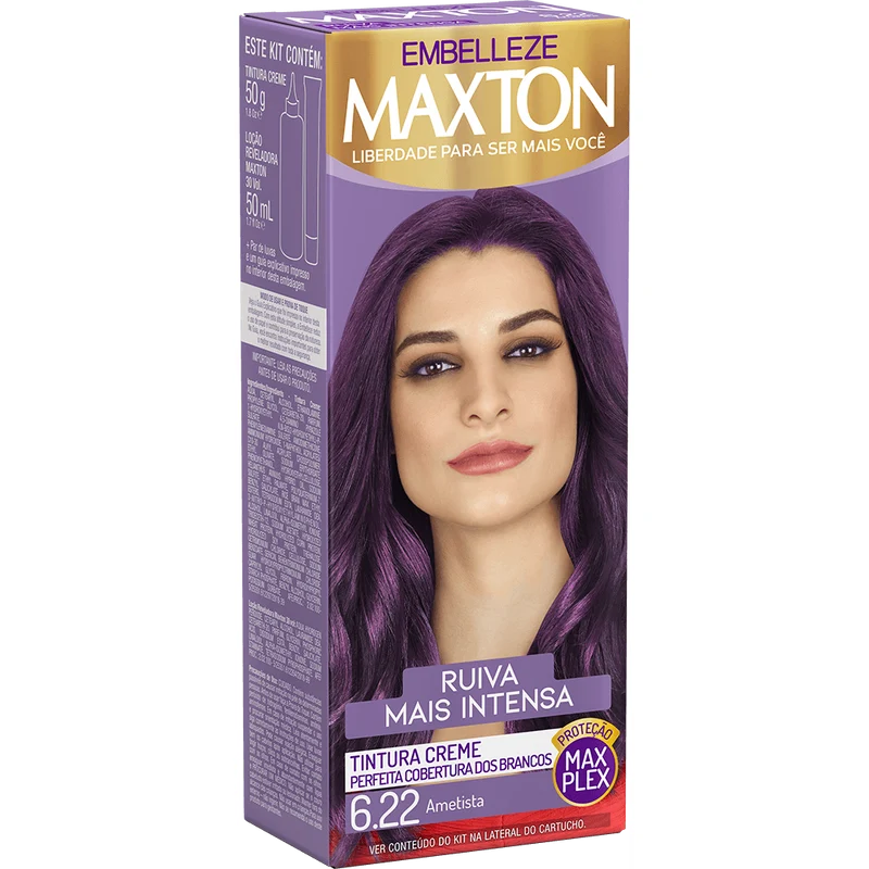 Maxton Hair Dye More Intense Amethyst Redhead Kit