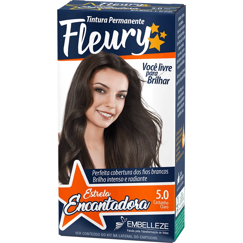 Fleury Hair Dye Light Brown Kit