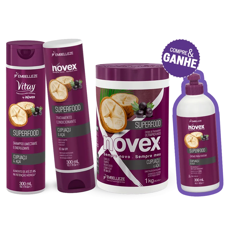 Novex Superfood Cupuaçu And Acai Kit