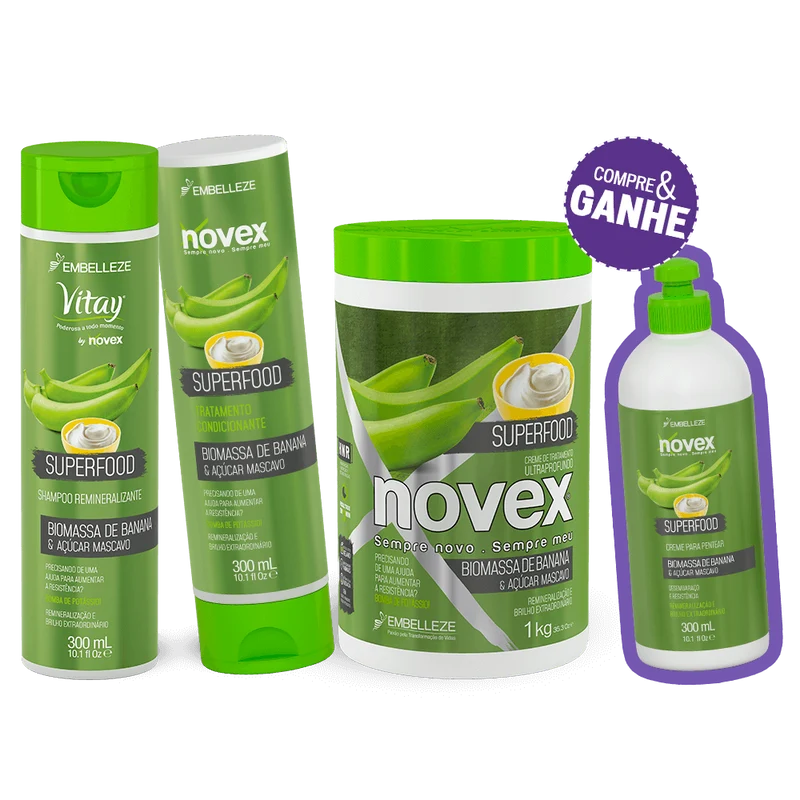 Novex Superfood Banana Biomass And Masican Sugar Kit