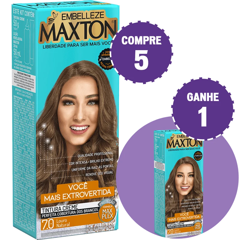 Maxton Blonde + Extrovert Natural Blonde And Kit