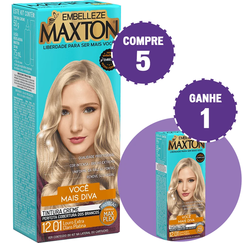 Maxton Blonde More Diva Extra Clear Platinum Kit