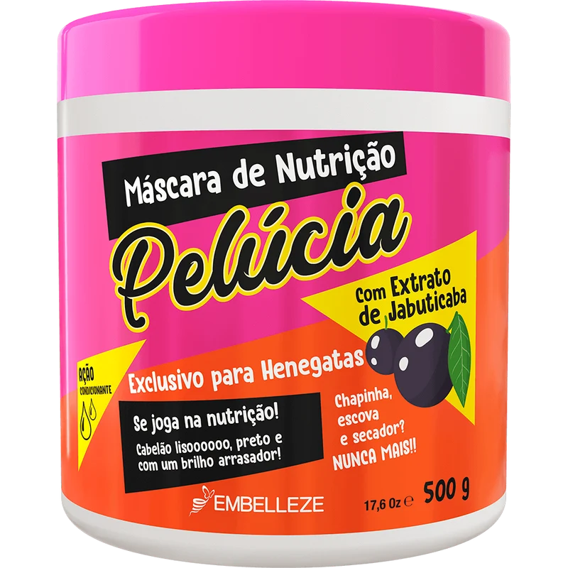 Hair Mask Pelucia Nutrition Jabuticaba 500g Embelleze