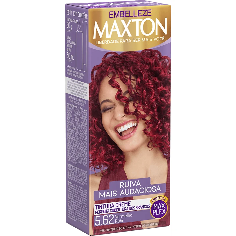 Maxton Hair Dye Reduce Reduce Red Ruby Kit