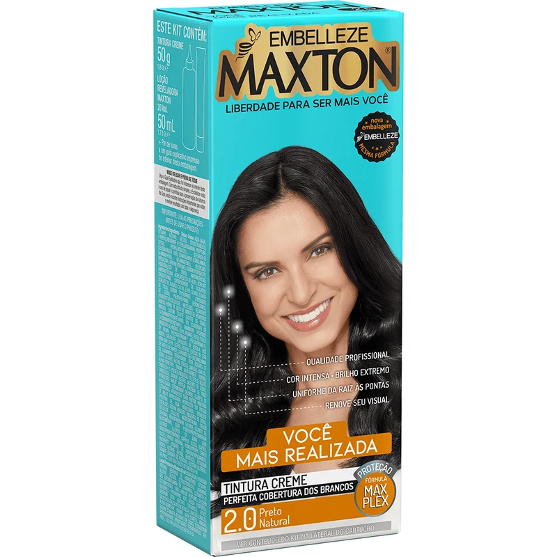 Maxton Hair Dye Brunette You Most Fulfilled Natural Black Kit