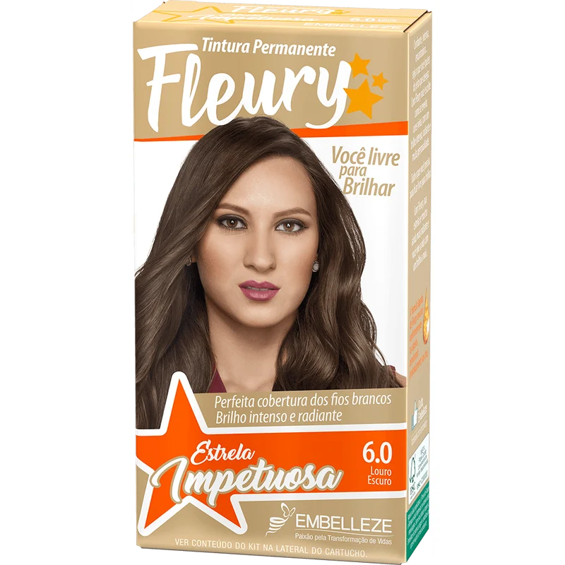 Fleury Hair Dye Dark Blond Kit