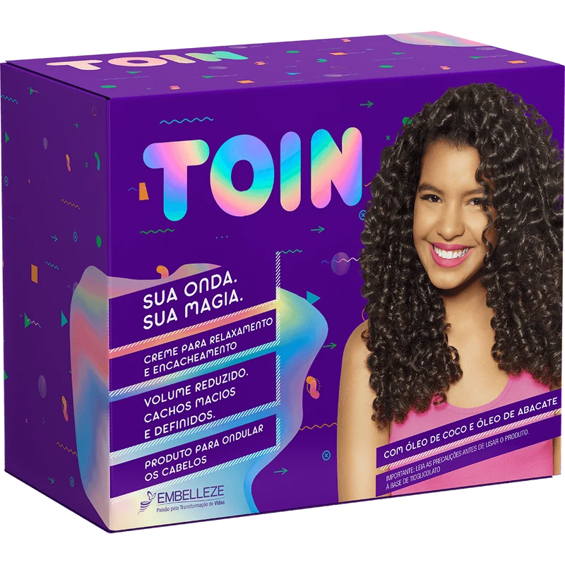 Toin Hair Relaxer Cream Toin Kit