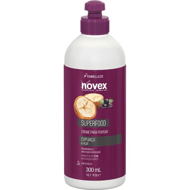 Novex Combing Cream Superfood Cupuaçu And Acai 300ml
