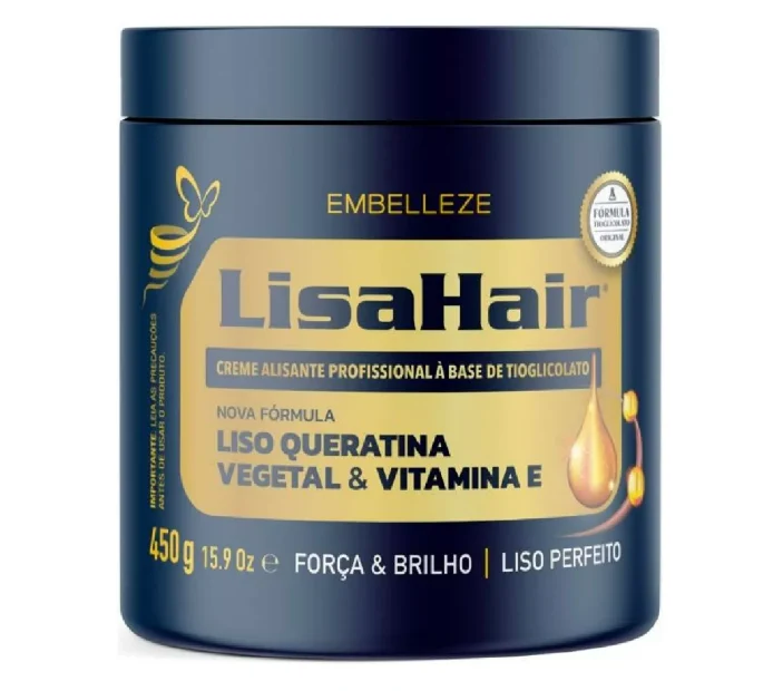 Lisahair Straightening Cream Smooth Keratin 450g