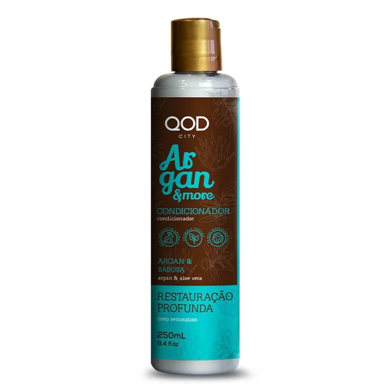 Argan & More Deep Restore Treatment Aloe Vera Babosa Conditioner 250ml - QOD