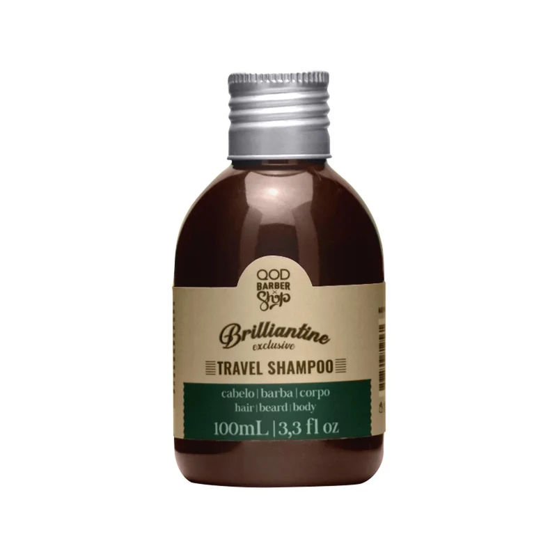Brilliantine Exclusive Travel Shampoo Hair Cleansing Nourishing 100ML - QOD