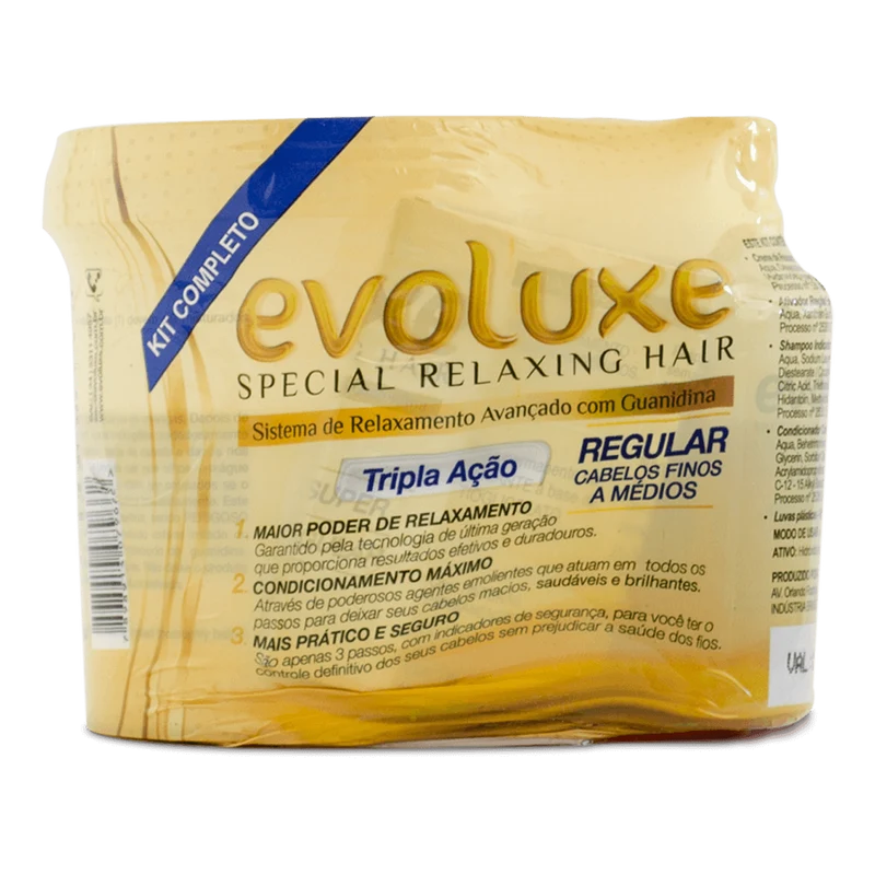 Evoluxe Hair Relaxer Regular - Complete Kit - ASP
