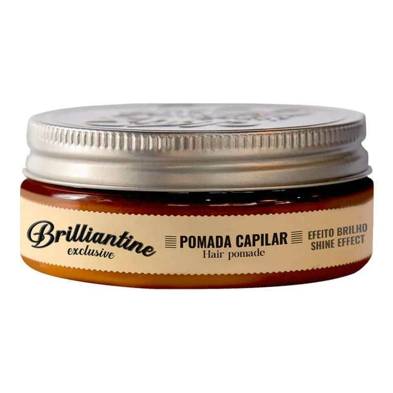 QBS Brilliantine Hair Styling Fixing Modeling Ointment Shine Effect 130G - QOD
