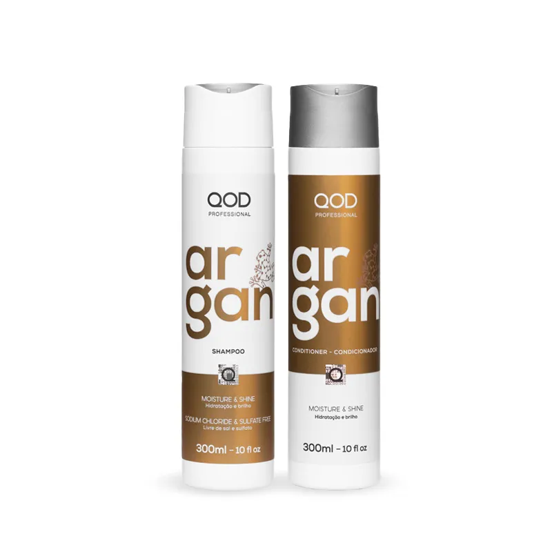 QOD Argan Pro Shampoo Conditioner Reconstruction Sealing Kit 2x300ml - QOD