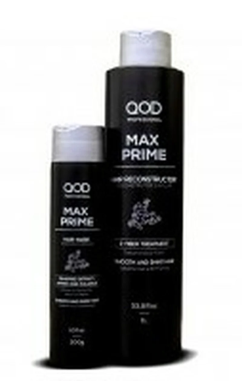 Max Prime S-Fiber Hair Realignment Smoothing Straightening Kit 2 Itens - QOD