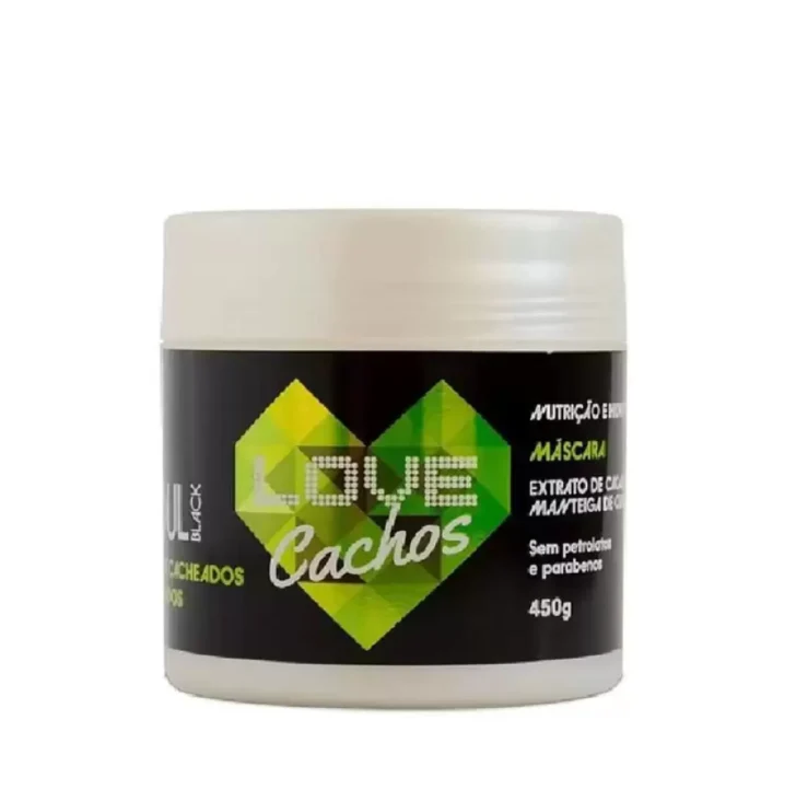 Love Cachos Curly Curls Nourishing Hydration Treatment Mask 450g - Soul Black