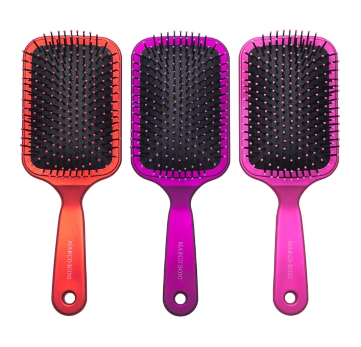 Brazilian Original Hair Combing Soft Touch Brush Racket Deluxe 8074 - Marco Boni