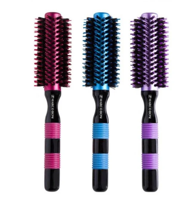 Brazilian Medium Metallic Thermal Hair Styling Brush 42mm 7836T - Marco Boni