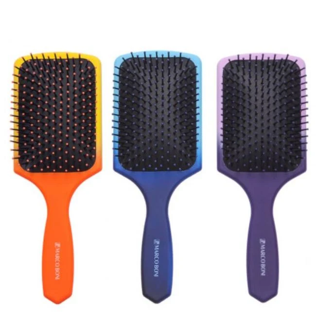 Brazilian Original Soft Touch Cushion Racket Hairstyling Brush 7316 - Marco Boni