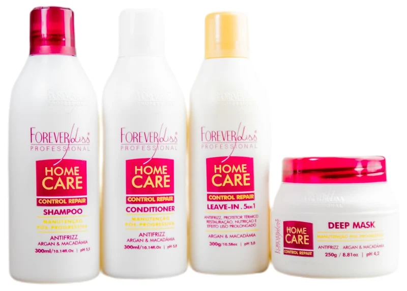 Home Care Post Progressive Daily Maintenance Treatment Kit 4 Itens - Forever Liss