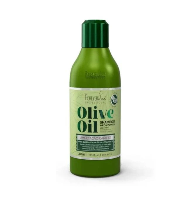 Olive Oil Mega Power Moisture Wetting Treatment Shampoo 300ml - Forever Liss