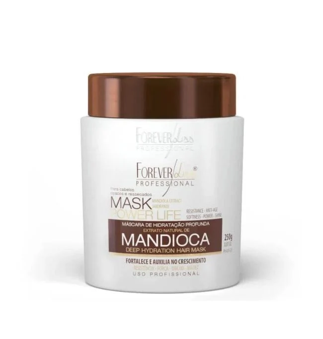 Power Life Cassava Manioc Mandioca Deep Moisturizing Mask 250g - Forever Liss