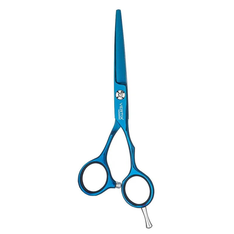 Blue Titanium Laser Scissors 5.5 Hair Shear - Vertix Professional